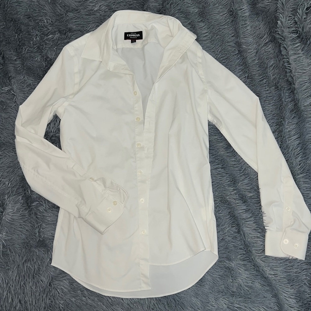 Express men’s extra slim fit dress shirt